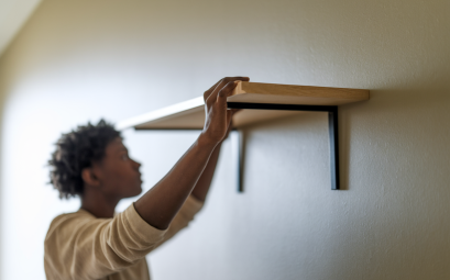 Comment installer une étagère flottante sans percer les murs ?